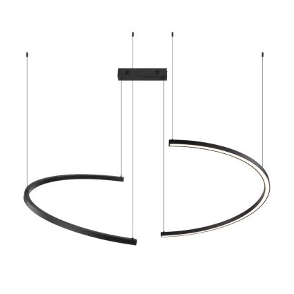 Immax NEO 07329L - LED stmievateľný luster na lane FINO LED/72W/230V 120 cm Tuya čierna + diaľkové ovládanie