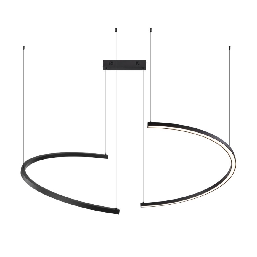 Immax NEO 07329L - LED stmievateľný luster na lane FINO LED/72W/230V 120 cm Tuya čierna + diaľkové ovládanie