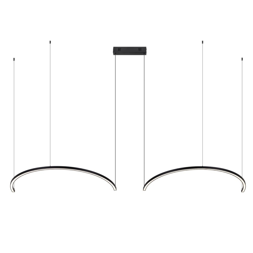 Immax NEO 07329L - LED stmievateľný luster na lane FINO LED/72W/230V 120 cm Tuya čierna + diaľkové ovládanie