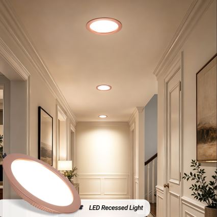 Immax NEO 07331L - LED stmievateľné podhľadové svietidlo DOWN LED/36W/230V Wi-Fi Tuya Ø 23 cm ružovo-zlaté