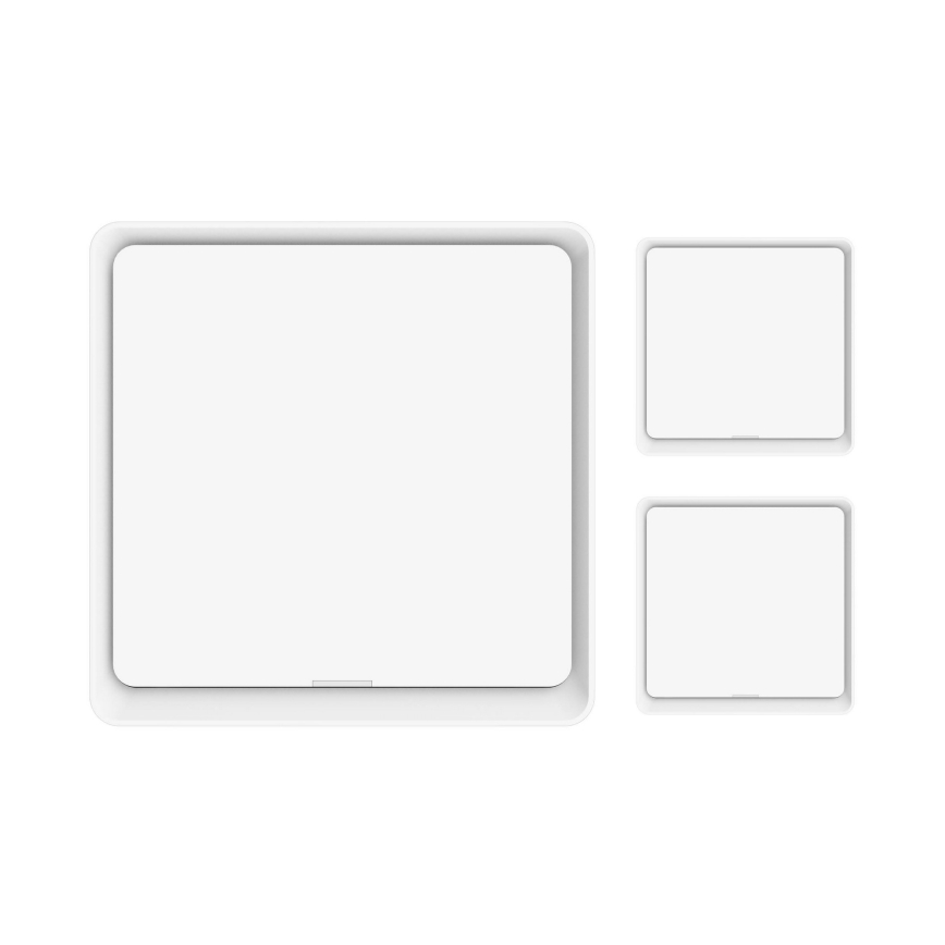 Immax NEO 07506C - SADA 3x Vypínač 1-tlačidlový SMART 3xCR2430 Zigbee 3.0 Tuya