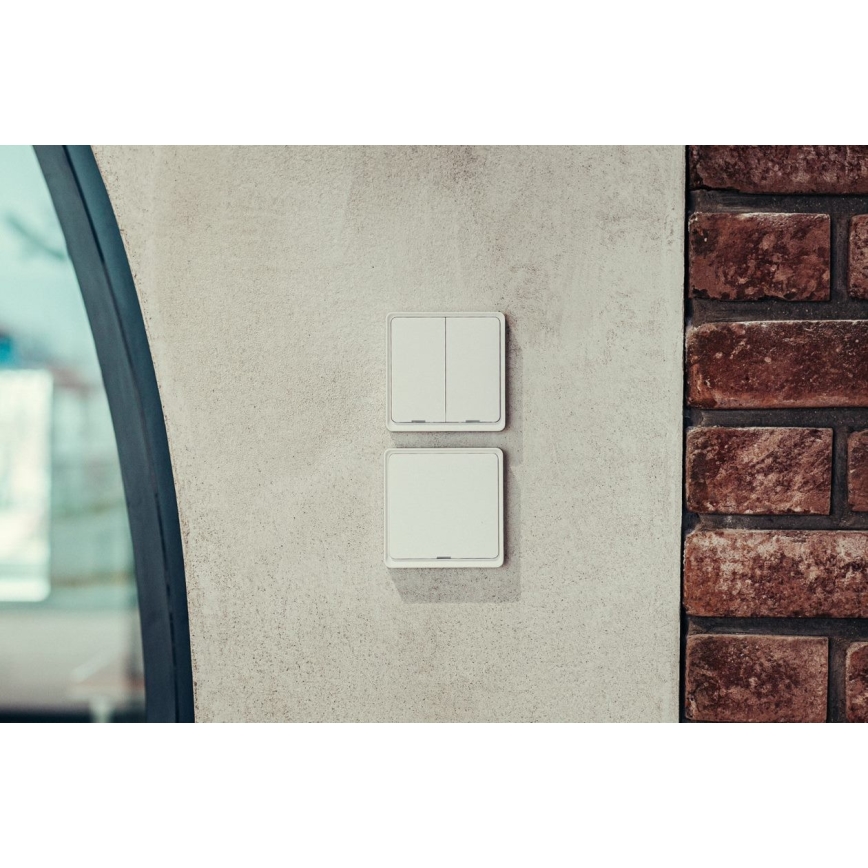 Immax NEO 07506C - SADA 3x Vypínač 1-tlačidlový SMART 3xCR2430 Zigbee 3.0 Tuya