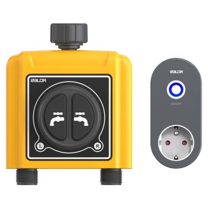 Immax NEO 07515L- Dvojitý zavlažovací systém + senzor pôdnej vlhkosti a teploty NEO LITE Wi-Fi IP54