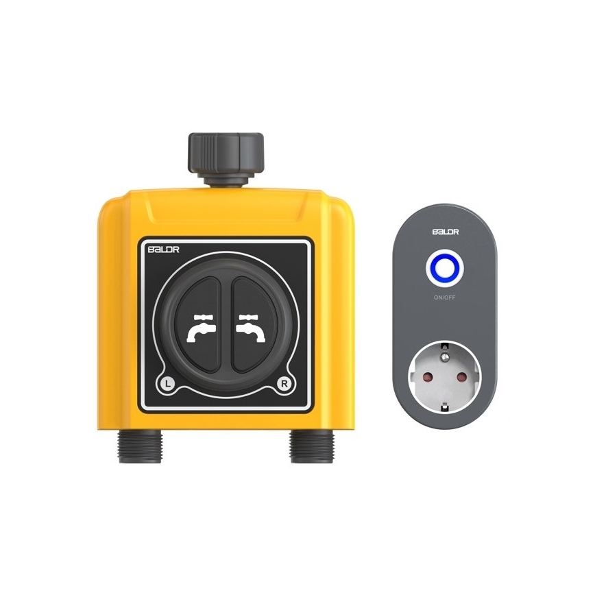 Immax NEO 07515L- Dvojitý zavlažovací systém + senzor pôdnej vlhkosti a teploty NEO LITE Wi-Fi IP54