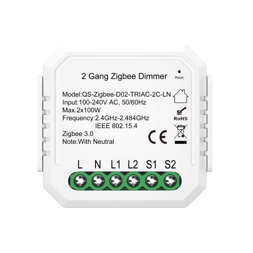 Immax NEO 07520L - Inteligentný stmievateľný kontroler V5 2-tlačidlový Tuya