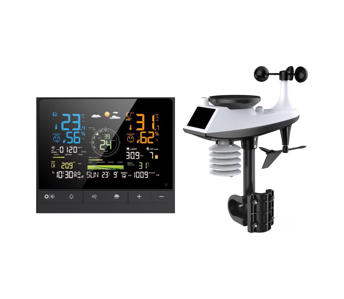 NEO 07528L - Profesionálna meteostanica 7v1 NEO LITE SMART 5V/2xAAA + 3xAA 07528L