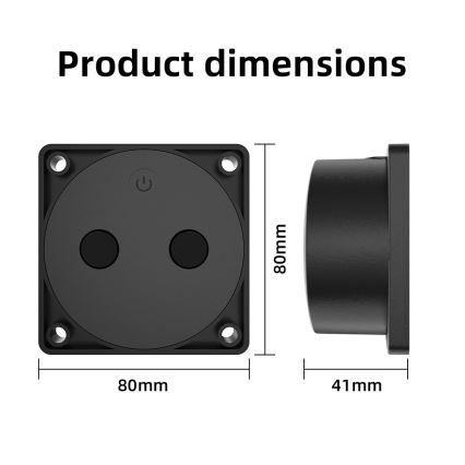 Immax NEO 07543L - Ultrazvukový snímač hladiny kvapalín 5 m Wi-Fi Tuya
