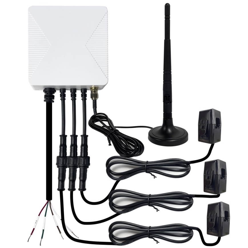 Immax NEO 07581L -Inteligentný trojfázový merač spotreby elektrickej energie Wi-Fi Tuya