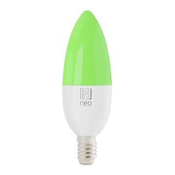 Immax NEO 07716L - LED RGB+CCT Stmievateľná žiarovka E14/5,5W/230V 2700K Wi-Fi Tuya