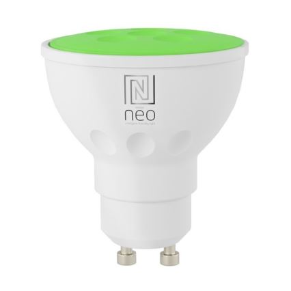 Immax NEO 07724L - LED RGB+CCT Stmievateľná žiarovka GU10/4,8W/230V 2700K Wi-Fi Tuya