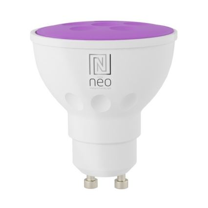 Immax NEO 07724L - LED RGB+CCT Stmievateľná žiarovka GU10/4,8W/230V 2700K Wi-Fi Tuya