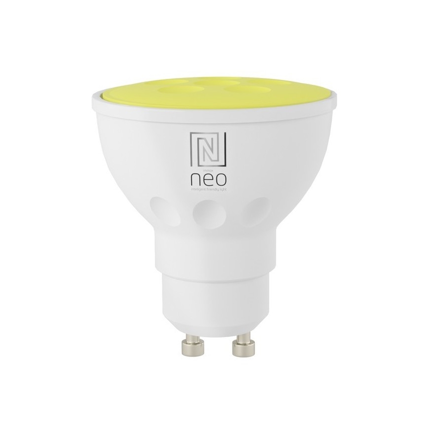 Immax NEO 07724L - LED RGB+CCT Stmievateľná žiarovka GU10/4,8W/230V 2700K Wi-Fi Tuya