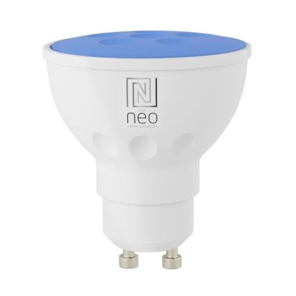 Immax NEO 07724L - LED RGB+CCT Stmievateľná žiarovka GU10/4,8W/230V 2700K Wi-Fi Tuya