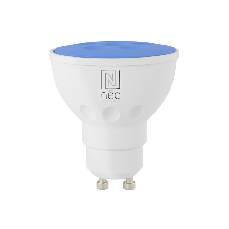 Immax NEO 07724L - LED RGB+CCT Stmievateľná žiarovka GU10/4,8W/230V 2700K Wi-Fi Tuya