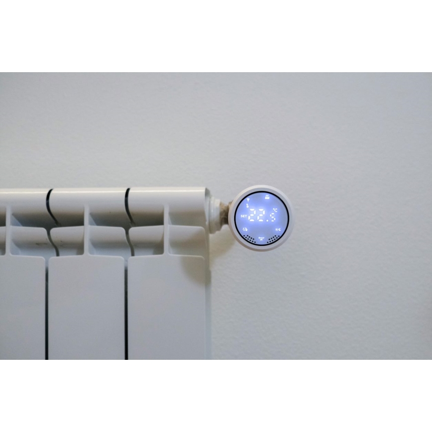 Immax NEO 07732A - SADA 3x Termostatická hlavica 2xAA/3V Tuya