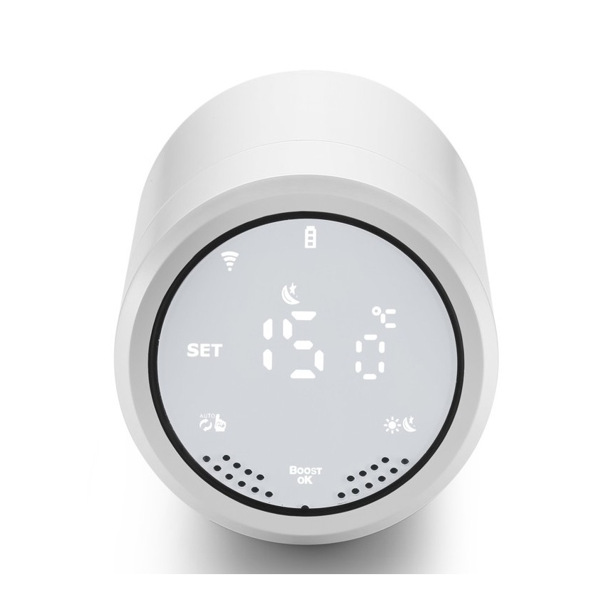 Immax NEO 07732B - SADA 2x Termostatická hlavica + BRIDGE PRO v2 2xAA/3V Tuya