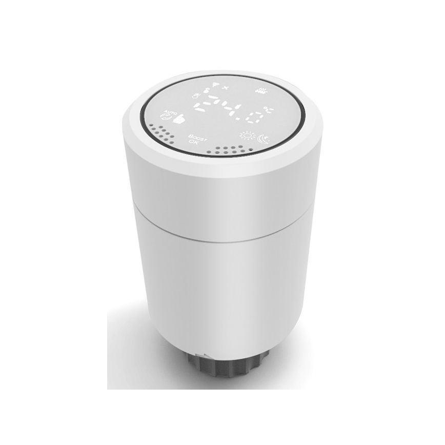 Immax NEO 07732B - SADA 2x Termostatická hlavica + BRIDGE PRO v2 2xAA/3V Tuya