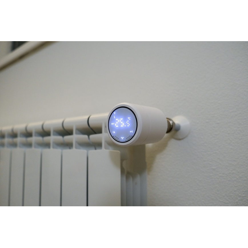 Immax NEO 07732C-SADA 4x Termostatická hlavica+ BRIDGE PRO v3 2xAA/3V Wi-Fi Tuya