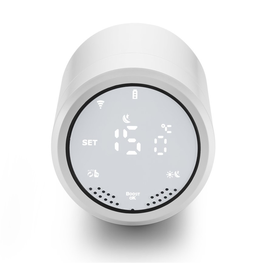 Immax NEO 07732C-SADA 4x Termostatická hlavica+ BRIDGE PRO v3 2xAA/3V Wi-Fi Tuya