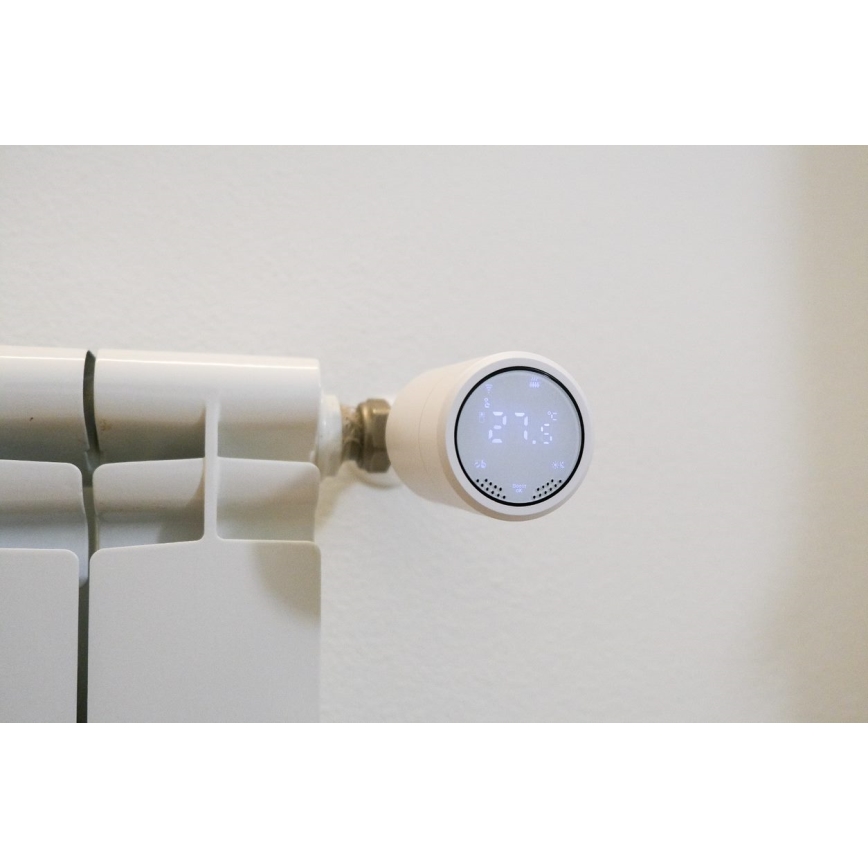 Immax NEO 07732L - Termostatická hlavica 2xAA/3V Tuya