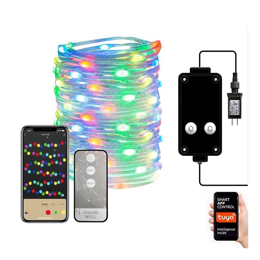 Immax NEO 07736L - LED RGB Stmievateľný vonkajší pásik NEO LITE LED/8,4W/230V 16 m IP44 Wi-Fi Tuya