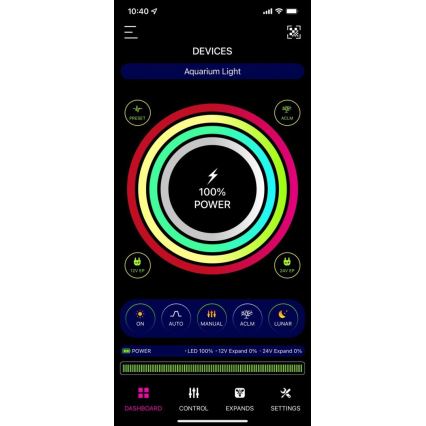 Immax NEO 07742L - LED WRGB Osvetlenie akvária NEO LITE LED/90W/24V Wi-Fi Tuya