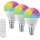 Immax NEO 07745CDO - SADA 3× LED RGB+CCT stmievateľných žiaroviek E14/6W/230V Tuya Wi‑Fi + diaľkové ovládanie