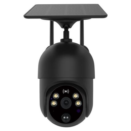 Immax NEO 07747L - Inteligentná vonkajšia kamera so solárnym panelom NEO LITE 4G 14400mAh 1080p IP65 Tuya čierna