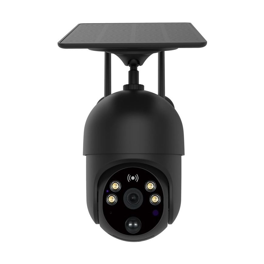 Immax NEO 07747L - Inteligentná vonkajšia kamera so solárnym panelom NEO LITE 4G 14400mAh 1080p IP65 Tuya čierna