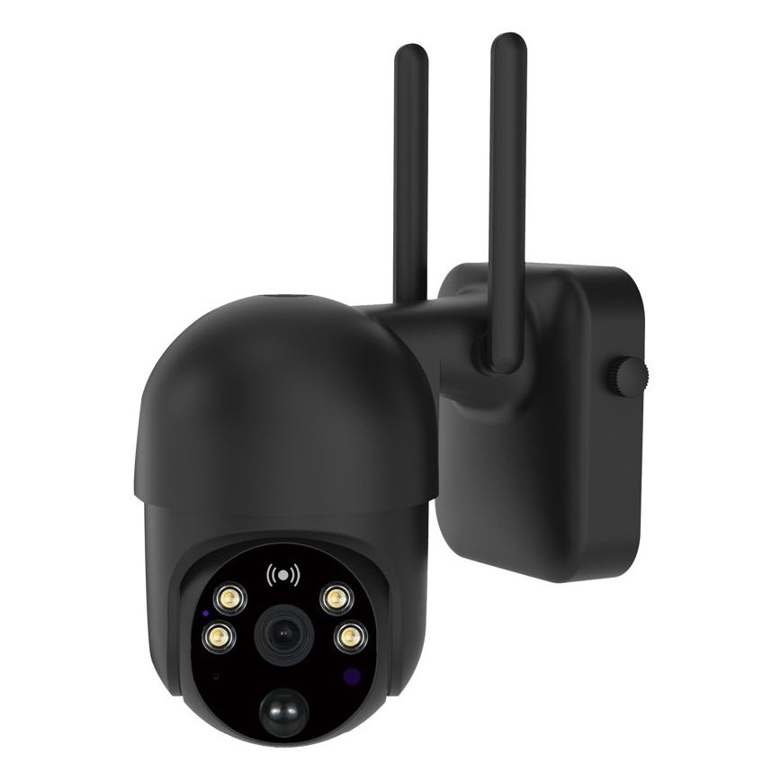 Immax NEO 07747L - Inteligentná vonkajšia kamera so solárnym panelom NEO LITE 4G 14400mAh 1080p IP65 Tuya čierna