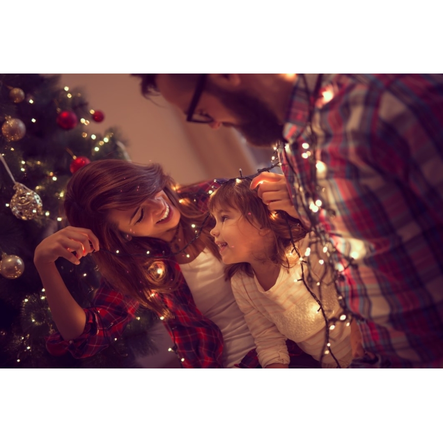 Immax NEO 07756L - LED Stmievateľný vonkajší svetelný reťazec NEO LITE 400xLED/10 funkcií 43m IP44 Wi-Fi Tuya viacfarebný