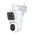 Immax NEO 07783L - Inteligentná vonkajšia kamera so senzorom DOUBLE 355° P/T 2x2MP IP65 Wi-Fi Tuya