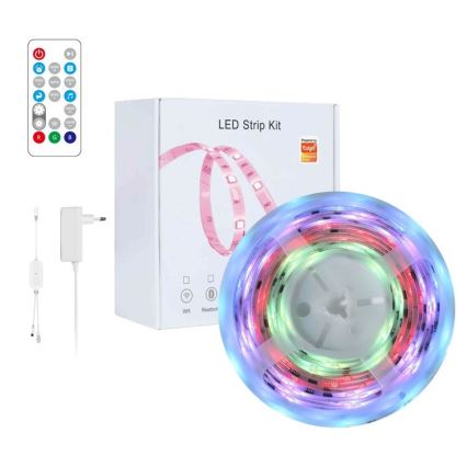 Immax NEO 07791L - LED RGB Stmievateľný pásik NEO LITE LED/18W/230V 5m IP65 MUSIC Wi-FI Tuya + diaľkové ovládanie