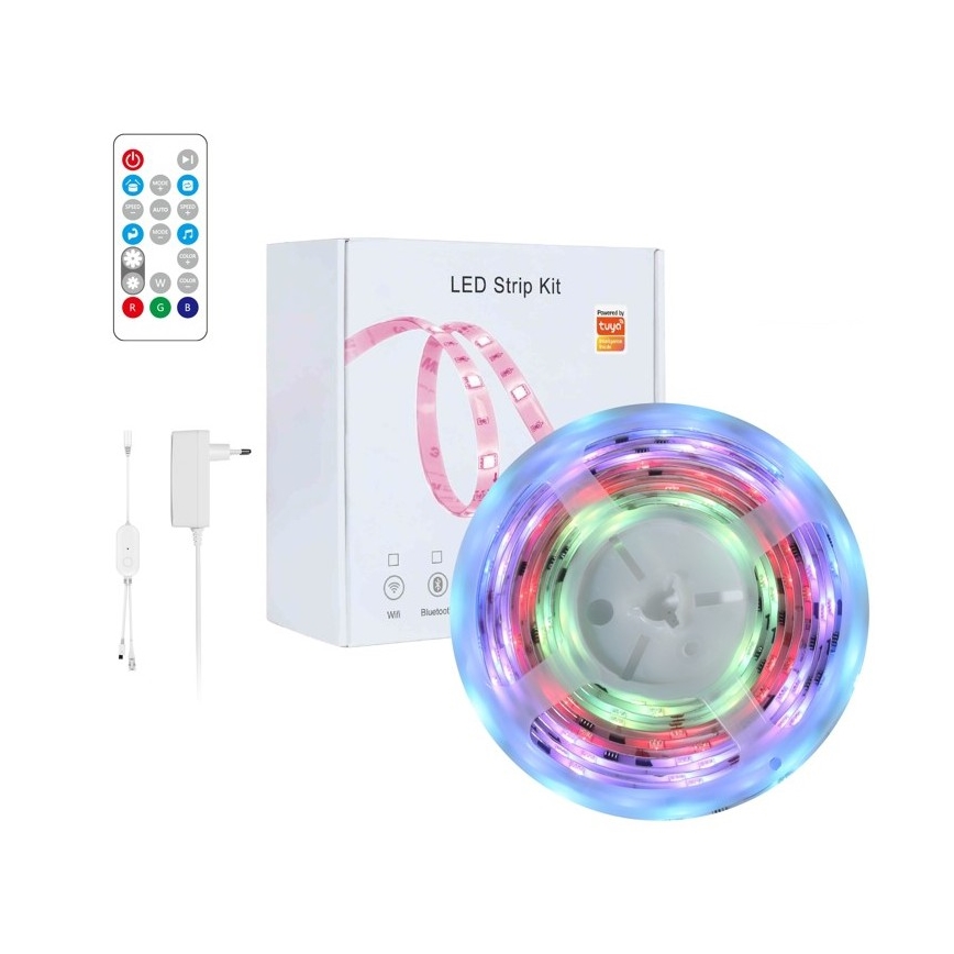 Immax NEO 07791L - LED RGB Stmievateľný pásik NEO LITE LED/18W/230V 5m IP65 MUSIC Wi-FI Tuya + diaľkové ovládanie