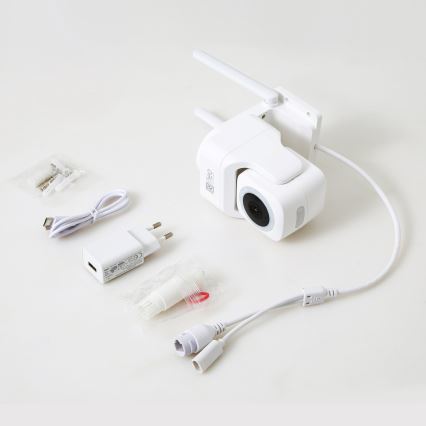 Immax NEO 07793L - Inteligentná vonkajšia kamera so senzorom CUBE 4MP 5V IP65 Wi-Fi Tuya