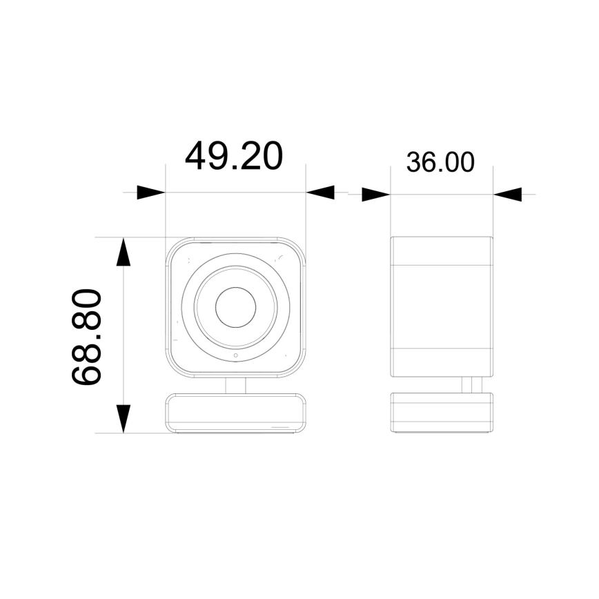 Immax NEO 07796L-Inteligentná vnútorná kamera so senzorom LITTLE CUBE 3MP 5V Wi-Fi Tuya