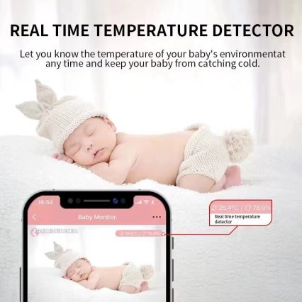 Immax NEO 07797L - Inteligentná nabíjacia detská opatrovateľka 5V Wi-Fi Tuya modrá