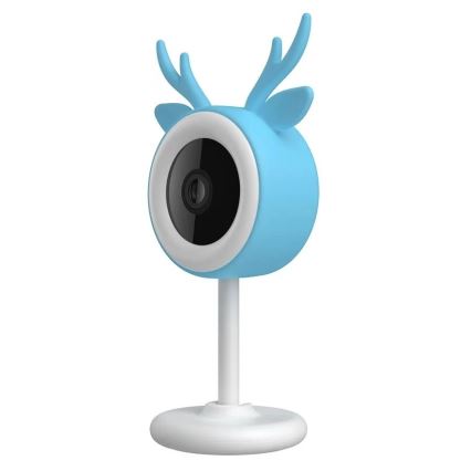 Immax NEO 07797L - Inteligentná nabíjacia detská opatrovateľka 5V Wi-Fi Tuya modrá