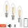 Immax NEO 07807CDO - Súprava 3× stmievateľných LED žiaroviek CCT E14/4W/230V Tuya Wi‑Fi + diaľkové ovládanie
