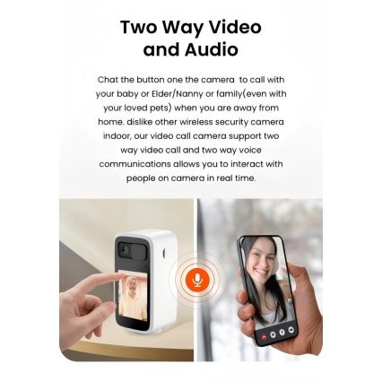 Immax NEO 07814L - Inteligentná vnútorná kamera so snímačom 4 MP 5V Tuya Wi-Fi