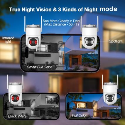 Immax NEO 07819L - Inteligentná vonkajšia kamera so snímačom 4 MP, 5 V, IP65, Tuya Wi‑Fi