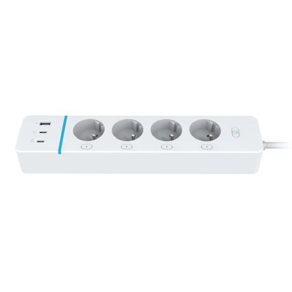 Immax NEO 07821L - Predlžovací kábel NEO LITE Smart 4AC+1xUSB+2xUSB C Wi-Fi