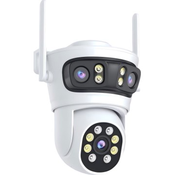 Immax NEO 07823L - Inteligentná vonkajšia kamera so senzormi 2MP+2MP+2MP 5V Wi-Fi