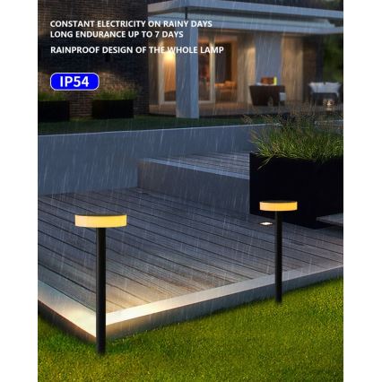 Immax NEO 07910L - LED RGB stmievateľné solárne svietidlo so senzorom NEO LITE LED/1W/5V guľaté IP54 Tuya 1300 mAh