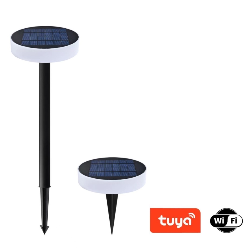 Immax NEO 07910L - LED RGB stmievateľné solárne svietidlo so senzorom NEO LITE LED/1W/5V guľaté IP54 Tuya 1300 mAh