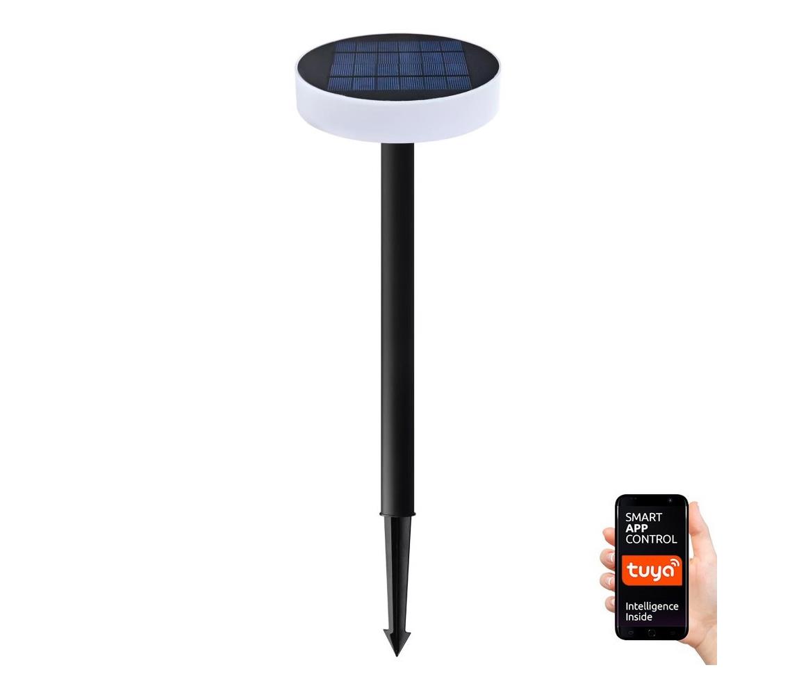 Neo NEO 07910L-LED RGB Stmievateľné solárne svietidlo LED/1W/5V guľatý IP54 Tuya