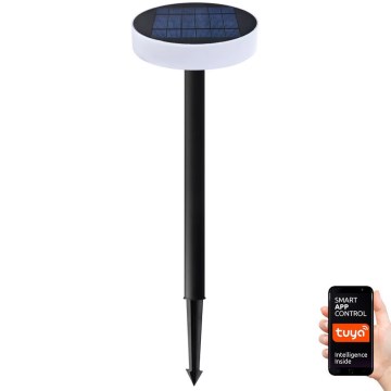Immax NEO 07910L - LED RGB stmievateľné solárne svietidlo so senzorom NEO LITE LED/1W/5V guľaté IP54 Tuya 1300 mAh