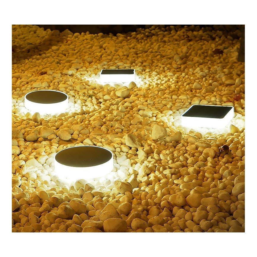 Immax NEO 07911L - LED RGB Stmievateľné solárne svietidlo so senzorom NEO LITE LED/1W/5V hranatý IP54 Tuya 1300 mAh