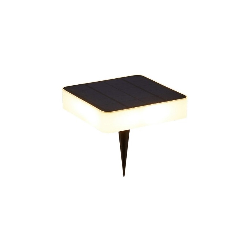 Immax NEO 07911L - LED RGB Stmievateľné solárne svietidlo so senzorom NEO LITE LED/1W/5V hranatý IP54 Tuya 1300 mAh