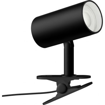 Immax NEO 08291L - Lampa s klipom PUNTO 1xGU10/9W/230V čierna
